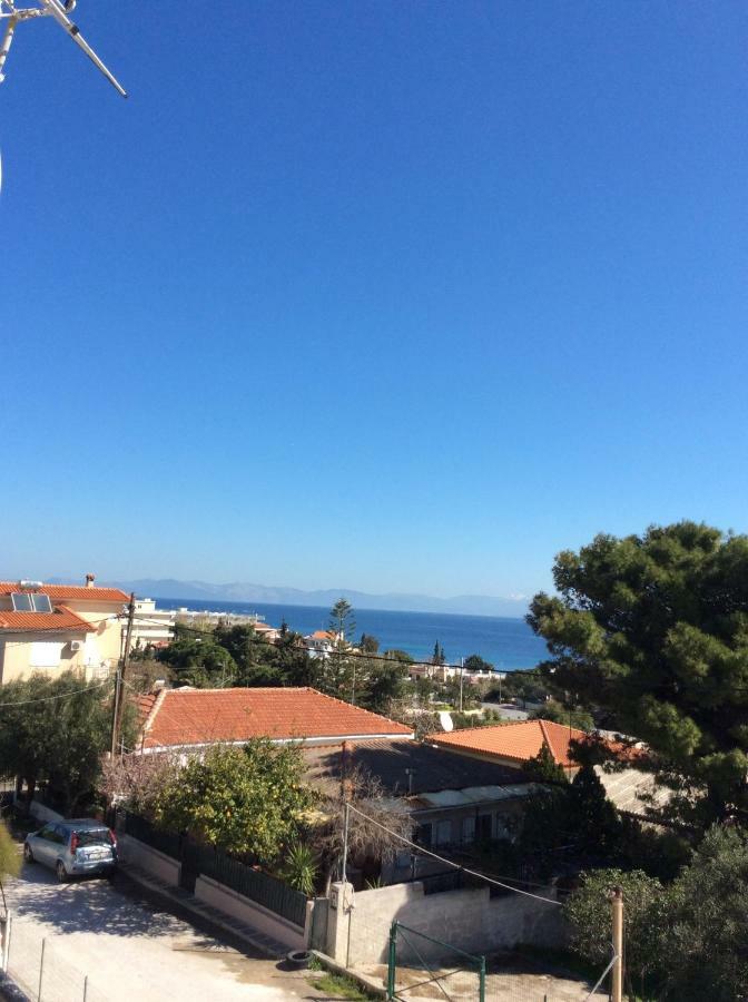 Sofia'S Seaview Villa Near Airport And Beach Artemida  Esterno foto